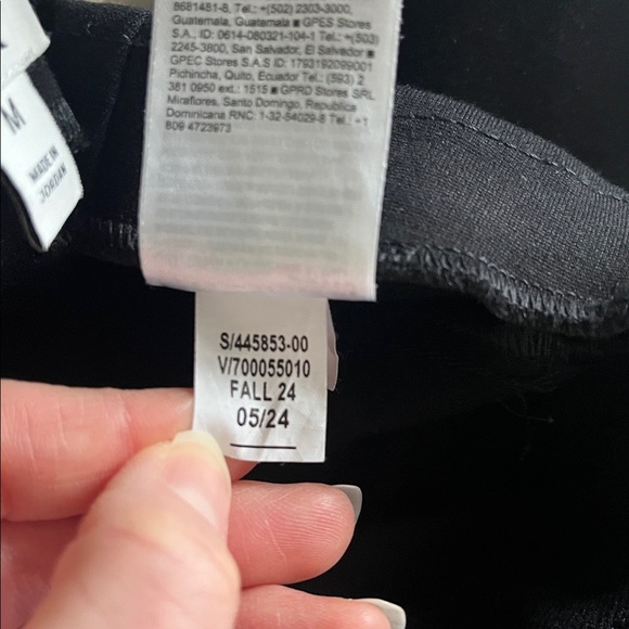 Banana Republic Everywhere Wide Leg Ponte Ankle Pant Black Sz M Pull On Trouser - Picture 8 of 8